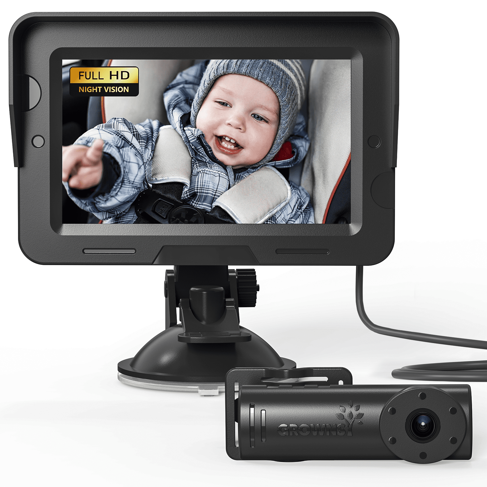 Grownsy Baby Car Camera with 4.3 Inch HD Display photo 1