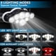 thumbnail image 2 of Headlamp, Head Torch 18000 Lumens 8 LED 8 Lighting Modes, Ultra Powerful LED Headlamp USB Rechargeable 90 Adjustable, 2 of 3