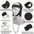 thumbnail image 4 of VONKY Head Neck Harness Adjustable Support Black Sports Lifting Workout Weight for, 4 of 6