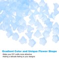 thumbnail image 4 of Uxcell 200 Pcs Acrylic Frosted Flower Beads Trumpet Flower Beads, Blue, 4 of 6