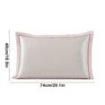 thumbnail image 6 of Toycle Summer Ice Silk Pillowcase Cool Pillowcase Washable Cool Pillowcase Concise Queen Size Adult Pillowcase(K,100%polyester), 6 of 6