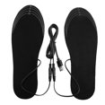 thumbnail image 1 of Yinanstore Semelles Chauffantes USB Réutilisables Lavables à Couper pour Hommes et Femmes Hiver Chasse Ski Pêche Randonnée - Noir, 35-39, 1 of 7