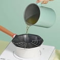 thumbnail image 5 of Recipiente para de Tocino con Colador. Filtro Aceite Acero Inoxidable 1,4 L. Almacenar Cocina, 5 of 5