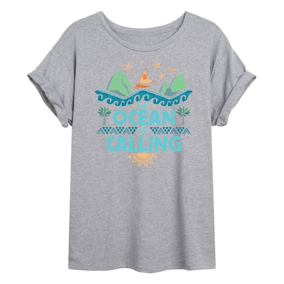 The Ocean Is Calling  - Juniors Ideal Flowy Muscle T-Shirt