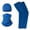 Royal Blue, variant on Ice Silk Arm Sleeves for Men and Women, Cooling Sun Sleeves with Cap and Face Mask, Summer Cycling Arm Sleeves for Outdoor Sports Sky Blue