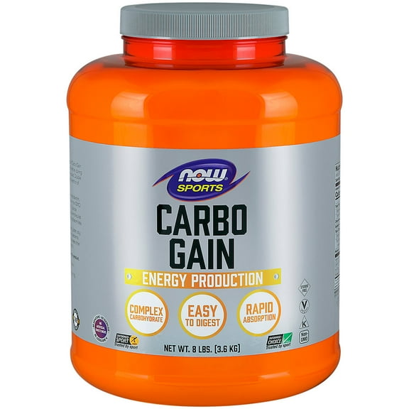 NOW Foods Sports, Carbo Gain, 8 lbs (3.6 kg)