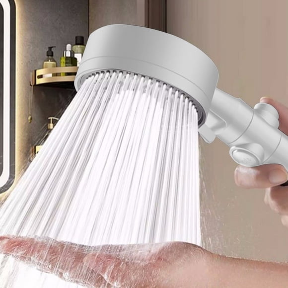 High Pressure Handheld Showerhead, Usavan 8 Spray Modes Powerful Hard Water Shower Head, Easy Install ABS Handheld Shower for Bathroom Tub Gym Senior Hotel