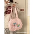 thumbnail image 5 of Sanrio Kawali Hellokitty Kuromi My Melody Cinnamoroll Pochacco Cotton Shoulder Bag Handbag Fashion Cute Girl Gift For Girlfriend, 5 of 12