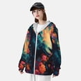 thumbnail image 3 of Lsque Colorful Flower Goat UPF 50+ Lightweight Sun Protection Men's Women's Long Sleeve Shirt, Hoodie Performance -3X-Large, 3 of 9