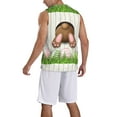 thumbnail image 2 of Sikiie Brown Bunny Basketball Jersey Reversible Men's Mesh Athletic Sports Shirts Training Practice S-4XL3X-Large, 2 of 6