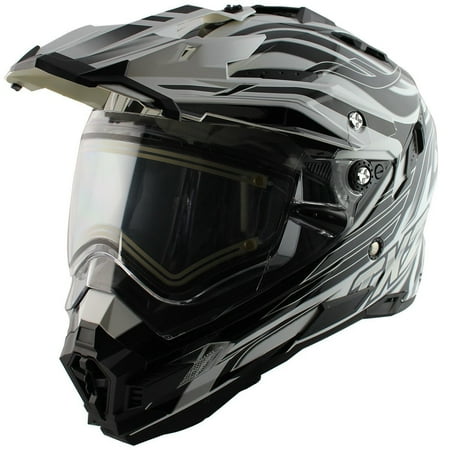 - Snow Master Helmets Snow Master TX-27 White/Black DS Snowmobile Helmet White Small