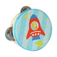 thumbnail image 3 of Pandereta de mano de madera de , instrumentos de percusión, tambor de mano, juguete educativo para juegos, juguetes, karaoke, niños pequeños 10 centímetros, 3 of 8