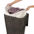 thumbnail image 2 of Whitmor Rattique® Laundry Hamper with Removable Liner, Espresso ,1 Pack, 2 of 4