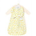 thumbnail image 2 of Hudson Baby Infant Girl Cotton Long-Sleeve Wearable Sleeping Bag, Sack, Blanket, Lemon Daisy Long Sleeve, 3-9 Months, 2 of 4