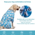 thumbnail image 2 of Pijama para perros LovinPet Happy Hippo con estampado azul para perros grandes, 2 of 7