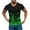 Green, variant on Odeerbi Men's Graphic T-Shirts Casual Fitness Sports Gradient Printing Shirt V-neck Short Sleeve Blouse Purple