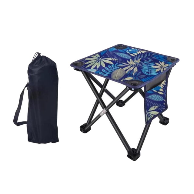 Taburete plegable para acampar, asiento para silla de pesca con bolsa de almacenamiento, taburete portátil ligero para acampar, actividades al aire