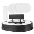 thumbnail image 4 of BEADCEST Automatic Rotating Sushi Display Stand 11.79X8.65X2.16In Plastic For Banquets And Sushi Bars 1Set, 4 of 8