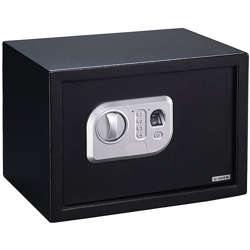 StackOn Biometric Personal Safe with Biometric Lock PS10B Black