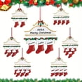 thumbnail image 5 of 1pc Christmas Ornament 2023 With Name Family Of 2/3/4/5/6/7/8 Stocking Custom Christmas Ornament Customized Christmas Tree Ornaments Christmas Decorations For Christmas Tree, 5 of 6