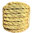 thumbnail image 2 of Twisted Manila Rope (5/8 inch) - SGT KNOTS - 3 Strand Natural Fiber Rope - Multipurpose Heavy Duty Utility Cord - Moisture and Weather Resistant - Commercial, Industrial, Outdoor, Home Decor (25 feet), 2 of 9