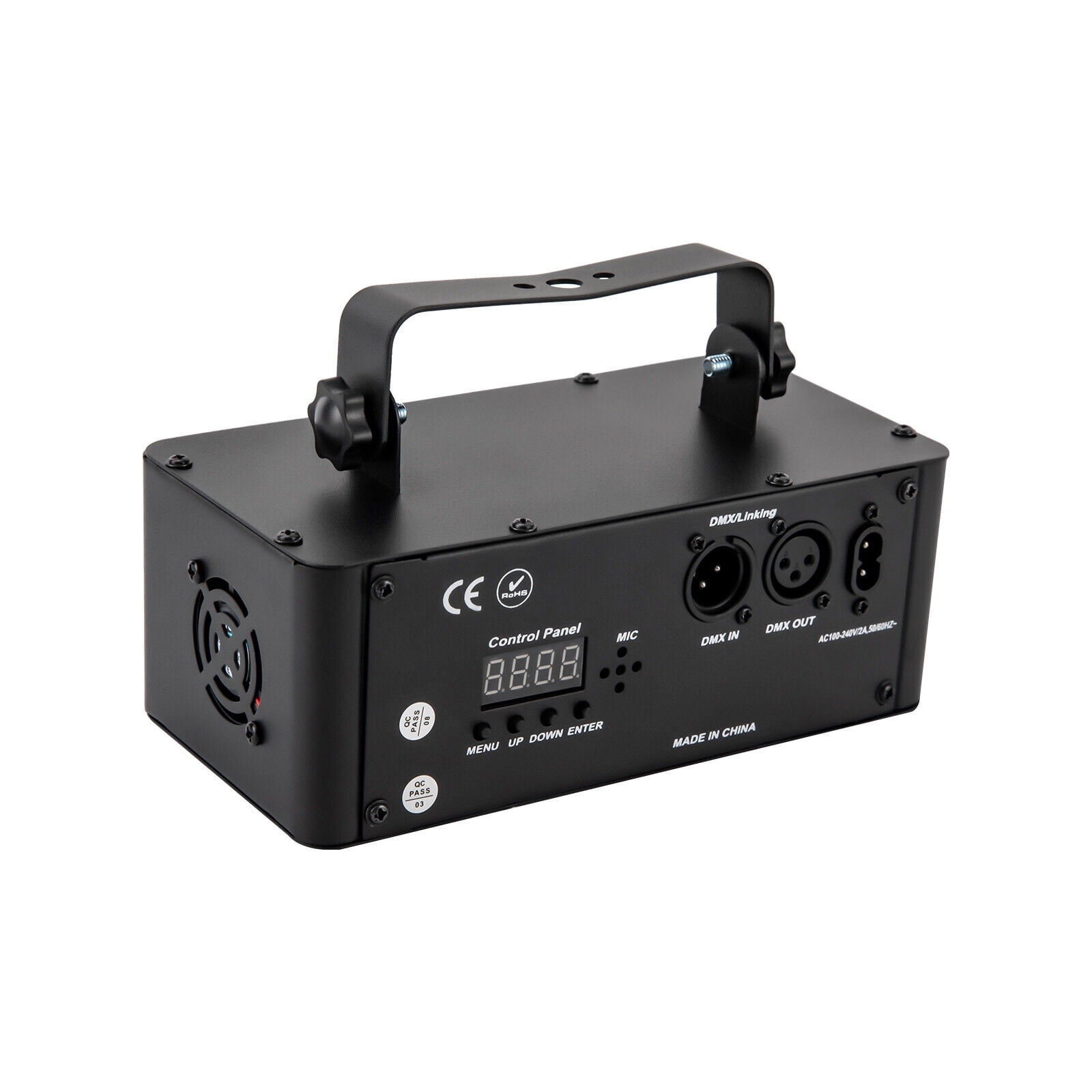 15 LED Laser Stage Light RGB Disco Strobe Light Party DJ Show Light Remote Iron