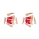 thumbnail image 3 of Moyic 10 paquetes/lote de uñas para dedos: uñas postizas duraderas y elegantes para cualquier persona que ama el arte de las uñas, uñas uña roja (8*2 cm) 2Conjunto, 3 of 6