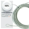 thumbnail image 2 of Newhouse Lighting STRINGKIT2 Stainless Steel Hanging/Suspension Kit with Vinyl Coated Wire for Outdoor Patio Lights up to 48 ft. Includes Turnbuckle and Hooks, 2 of 9