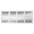 thumbnail image 3 of Kate and Laurel Stryker Windowpane Framed 8-Pane Wall Accent Mirror, White, 3 of 5