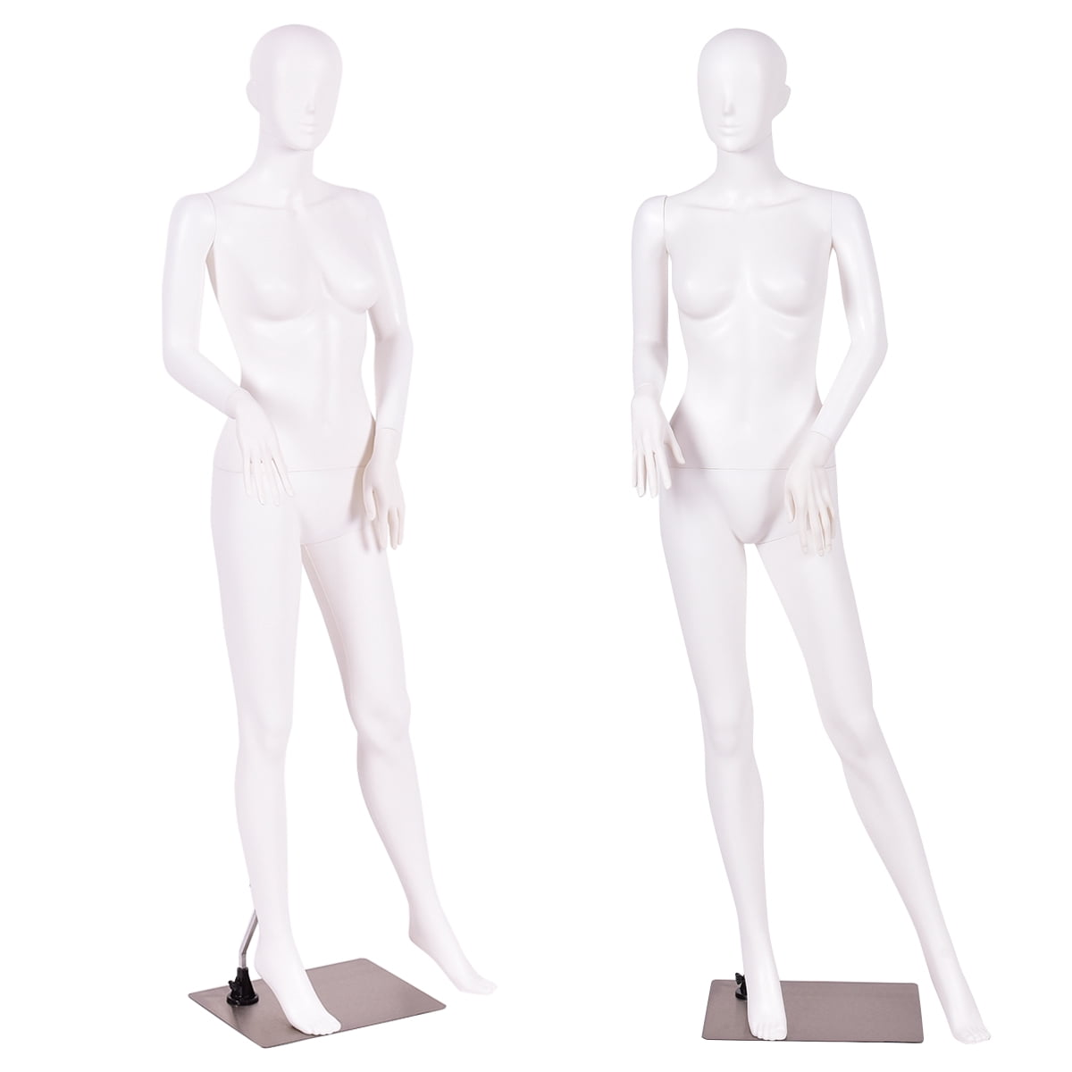 Patiojoy Manikin Metal PE plastic Mannequin Adjustable Display Female
