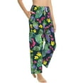 thumbnail image 2 of Sigee Watercolor Cactuses Print Women's Soft Pajama Pants - Breathable and Comfortable Lounge Sleep Bottoms with Elastic Waistband and Pockets-Medium, 2 of 9