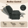 thumbnail image 4 of Villeston Recliner Chair for Living Room Manual Reclining Chair Single Sofa for Bedroom,Gray, 4 of 7
