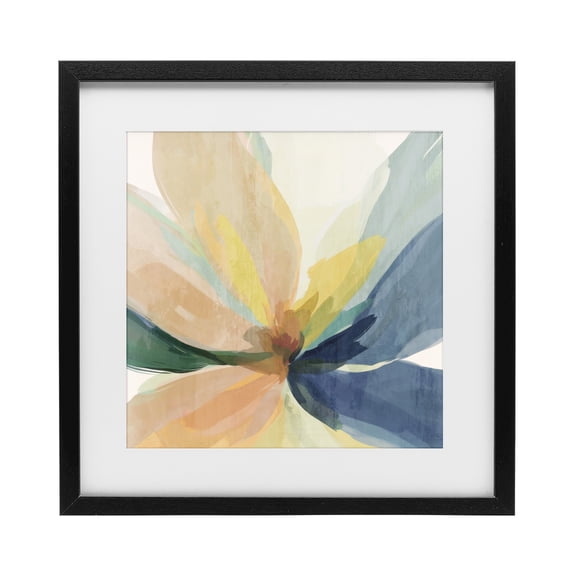Stupell Industries Contemporary Soft Harmonious Petals Black Framed Print Under Glass, 13 x 13, by Irena Orlov