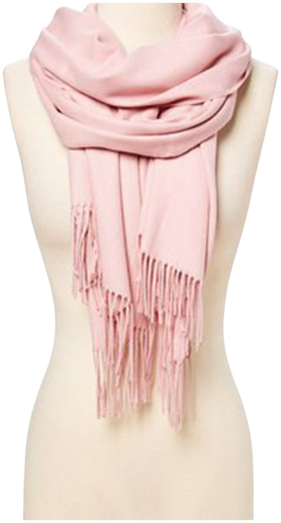 Codello Tube Scarf pink-light grey striped pattern casual look Accessories Scarves Tube Scarves 