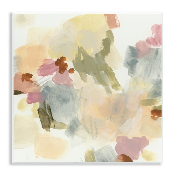 Stupell Industries Streaked Restless Abstraction Abstract Painting Unframed Art Print Wall Art, 12 x 12