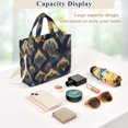 thumbnail image 5 of FORMRS Womens Corduroy Tote Bag Crossbody Shoulder Handbag with Pocket, Blue Peacock Feathers Pattern, 5 of 7