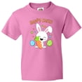 thumbnail image 3 of Inktastic Happy Easter Bunny with Eggs and Carrot Youth T-Shirt, 3 of 5