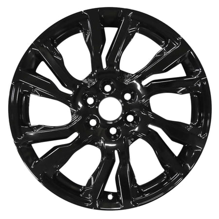 Auto Rim Shop New 22" Replacement Rim for Chevrolet GMC Silverado 1500 Sierra 1500 Sierra Denali 2019 Wheel Black