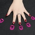thumbnail image 5 of Plantilla de esmalte de uñas de plástico suave reutilizable, herramientas protectoras de manicura a prueba de derrames, 5 of 5
