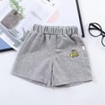 thumbnail image 5 of NOLDARES Toddler Kids Baby Boy Shorts Elastic Waist Shorts Summer Casual Short Pants Bottoms(Grey,12-18 Months), 5 of 7