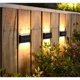 thumbnail image 3 of Lámpara de pared para exteriores IP65, luces solares impermeables para exteriores, para jardín, valla, Patio, garaje (luz cálida), 3 of 4