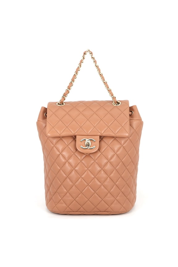 Pre-Owned Chanel Matelass Backpack with Coco Mark, Lambskin, A91121. CHANEL backpack,...