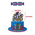 thumbnail image 2 of Transformers Theme Birthday Party Supplies Kits Banner Balloons Cake Toppers Set Decorations-week, 2 of 4