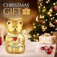 thumbnail image 3 of Lindt White Chocolate Teddy 100g, Gold (Pack of 3), 3 of 5