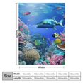 thumbnail image 4 of Orinice Coral Reef Fish Marine Life Warm Lightweight Blanket Soft Fleece Blankets 3 Sizes All Seasons Sofa Decor Cow Gifts 50x60in, 4 of 6