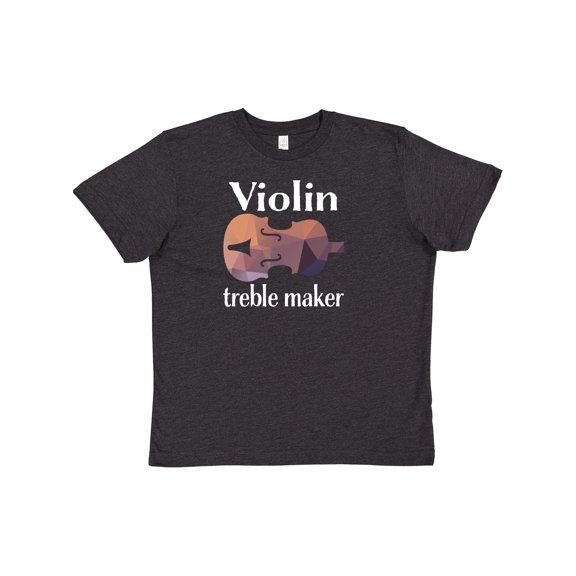 Inktastic Violin Treble Maker Funny Violinist Music Gift Youth T-Shirt