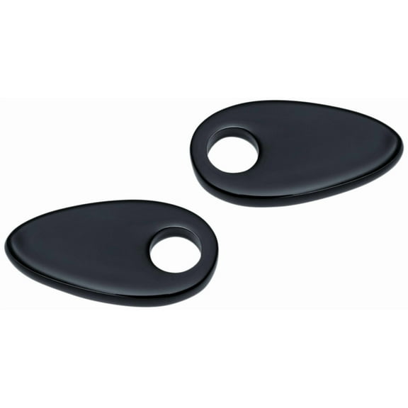 Kuryakyn Gloss Black Fender Strut Cover Plates by Kellermann (2578)