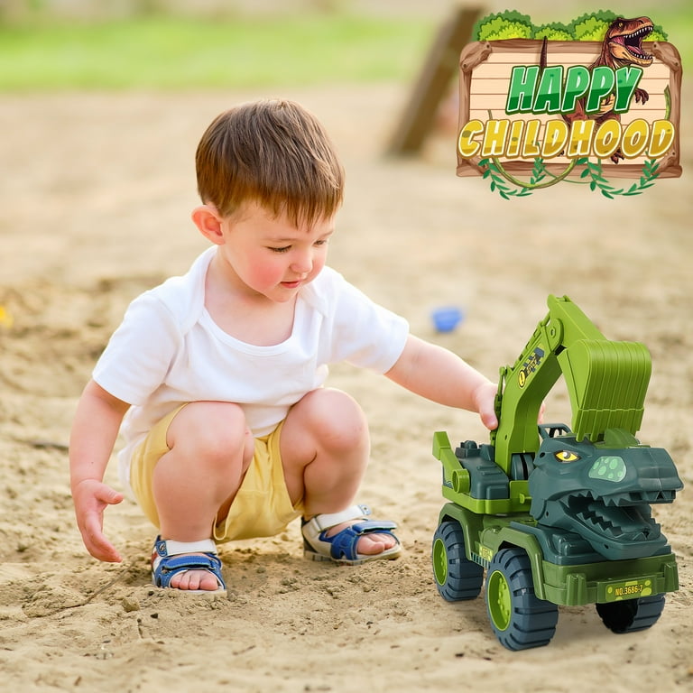 Jucarie de impins Tomy - Jurassic World, Pic and Push T-Rex