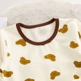 thumbnail image 7 of CAUYDY Child Girls Pajamas Baby Clothes 2T-5T Fall Winter Long Sleeve Shirt Elastic Pants 2Pcs Cute Set Little Kids Suits Toddler Sleepers for Girl Sizes 2-3 Years,Yellow, 7 of 7