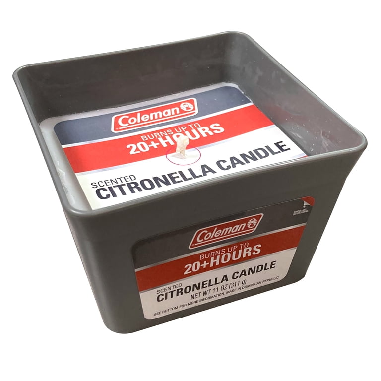Coleman 2 Wick Citronella Candle 11oz Square Pail photo 3